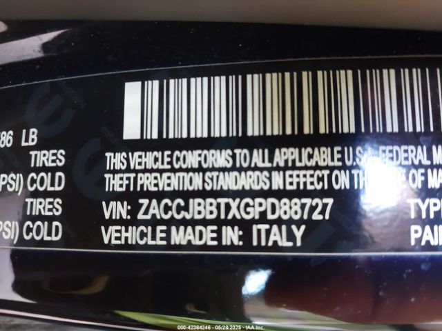 2016 JEEP RENEGADE ZACCJBBTXGPD88727 Photo 8