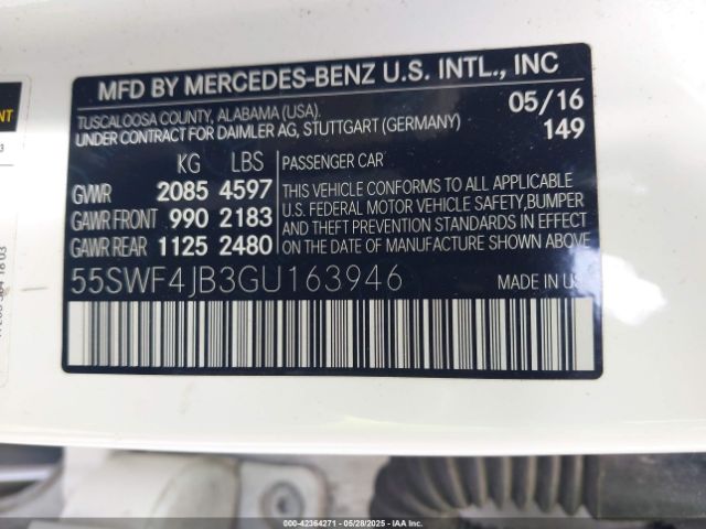 2016 MERCEDES-BENZ C 300 55SWF4JB3GU163946 Photo 8