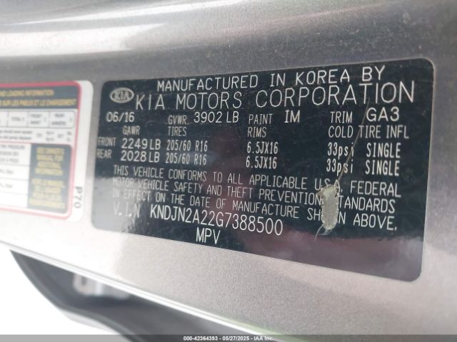 KNDJN2A22G7388500 KIA Soul !