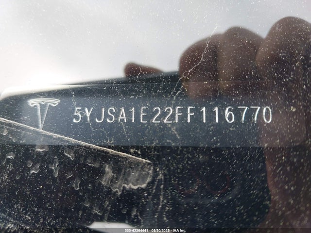 2015 TESLA MODEL S 5YJSA1E22FF116770 Photo 8