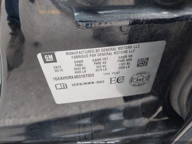 1G6AH5RX4E0187053 Cadillac ltg
