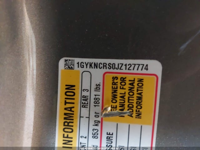 2018 CADILLAC XT5 1GYKNCRS0JZ127774 Photo 8