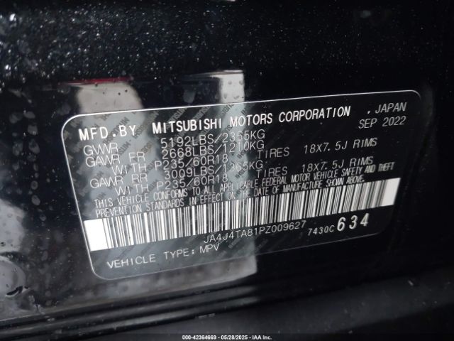 2023 MITSUBISHI OUTLANDER JA4J4TA81PZ009627 Photo 8