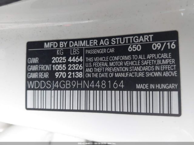 2017 MERCEDES-BENZ CLA 250 WDDSJ4GB9HN448164 Photo 8