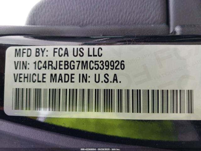 2021 JEEP GRAND CHEROKEE 1C4RJEBG7MC539926 Photo 8