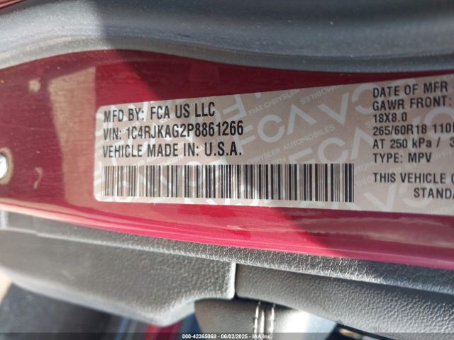 2023 JEEP GRAND CHEROKEE L 1C4RJKAG2P8861266 Photo 8
