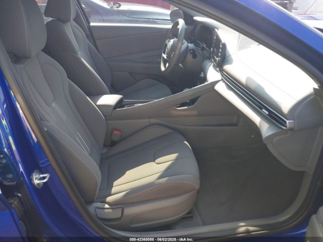 KMHLM4AJ7PU055642 Hyundai Elantra Hybrid Blue