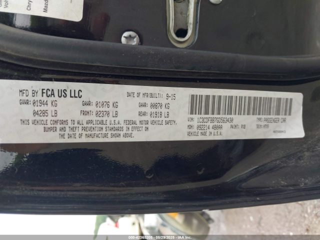 1C3CDFBB7GD563430 Dodge DART SXT