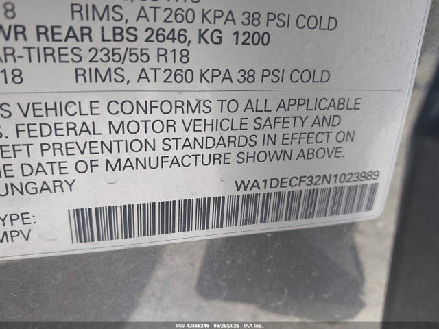 2022 AUDI Q3 WA1DECF32N1023989 Photo 8
