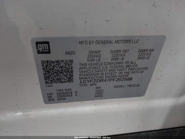 2023 CADILLAC XT4 1GYFZDR47PF202588 Photo 8