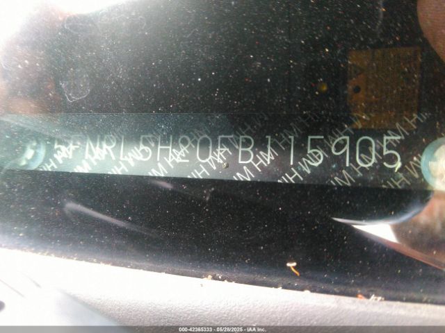 5FNRL5H20FB115905 Honda ODYSSEY LX