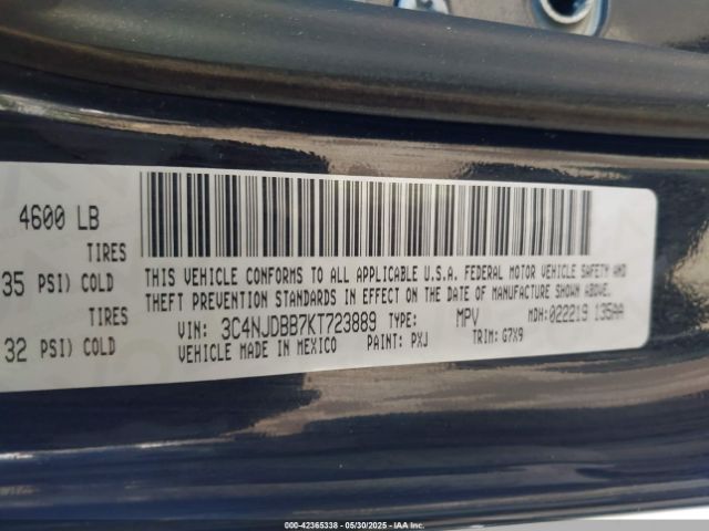 2019 JEEP COMPASS 3C4NJDBB7KT723889 Photo 8