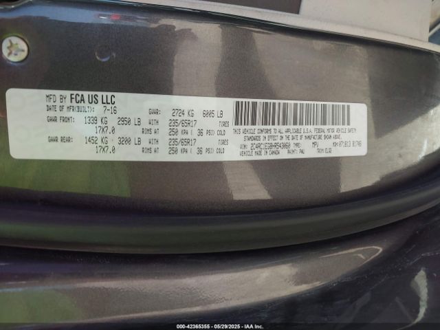 2017 CHRYSLER PACIFICA 2C4RC1EG8HR543060 Photo 8
