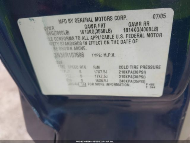 2006 CADILLAC ESCALADE 1GYEK63N36R107696 Photo 8