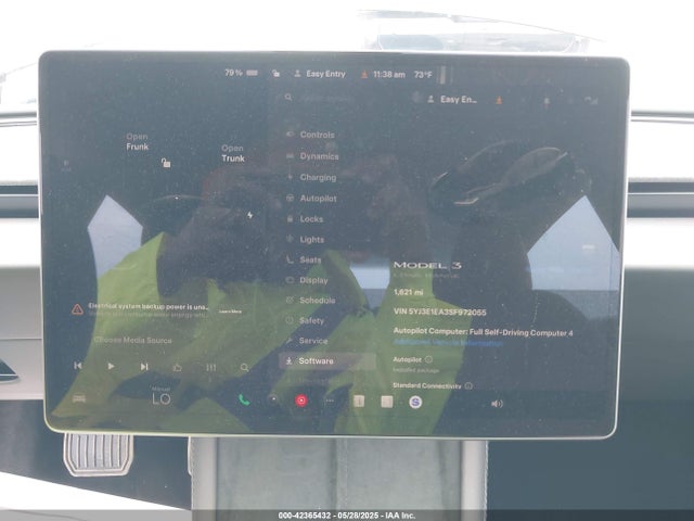 5YJ3E1EA3SF972055 Tesla MODEL 3