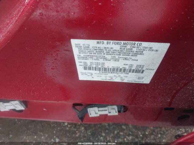 1FAHP2E8XGG137706 Ford TAURUS SEL