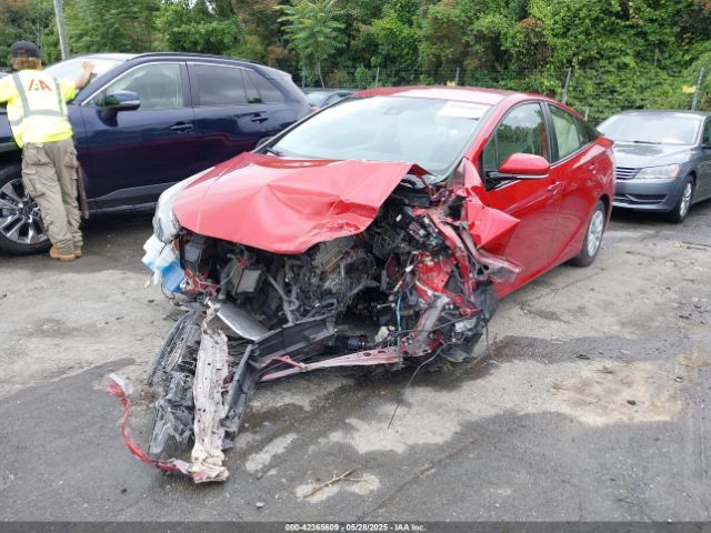2019 TOYOTA PRIUS JTDKARFU0K3091552 Photo 1