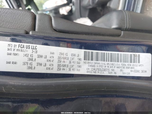 2018 JEEP GRAND CHEROKEE 1C4RJFBG9JC365715 Photo 8