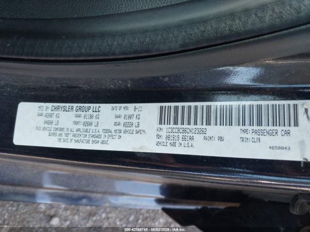 2012 CHRYSLER 200 1C3CCBCB6CN123262 Photo 8