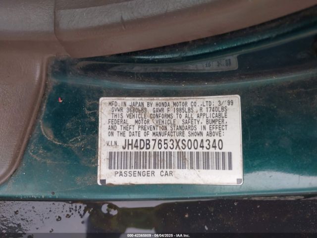1999 ACURA INTEGRA JH4DB7653XS004340 Photo 8
