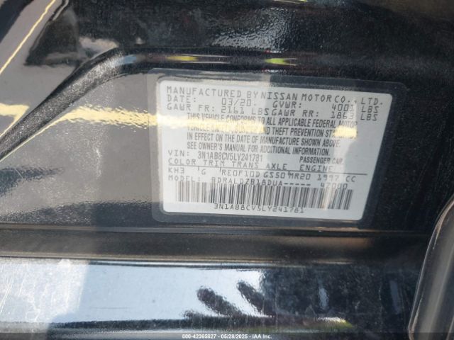 2020 NISSAN SENTRA 3N1AB8CV5LY241781 Photo 8