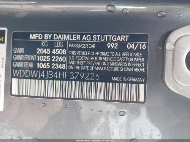 2017 MERCEDES-BENZ C 300 WDDWJ4JB4HF379226 Photo 8