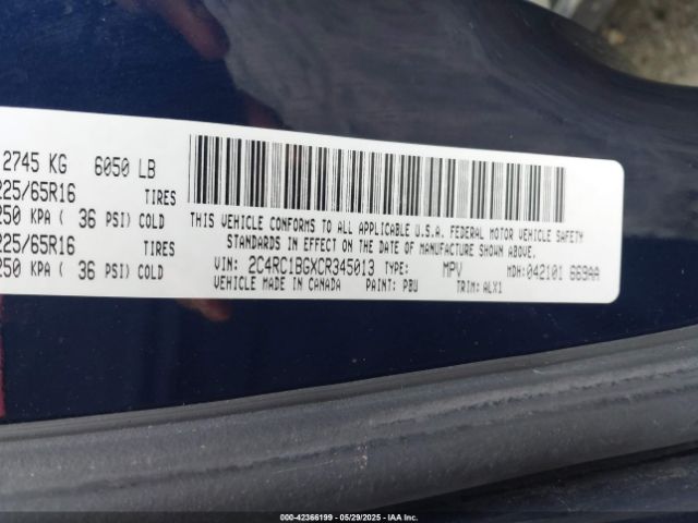 2012 CHRYSLER TOWN & COUNTRY 2C4RC1BGXCR345013 Photo 8