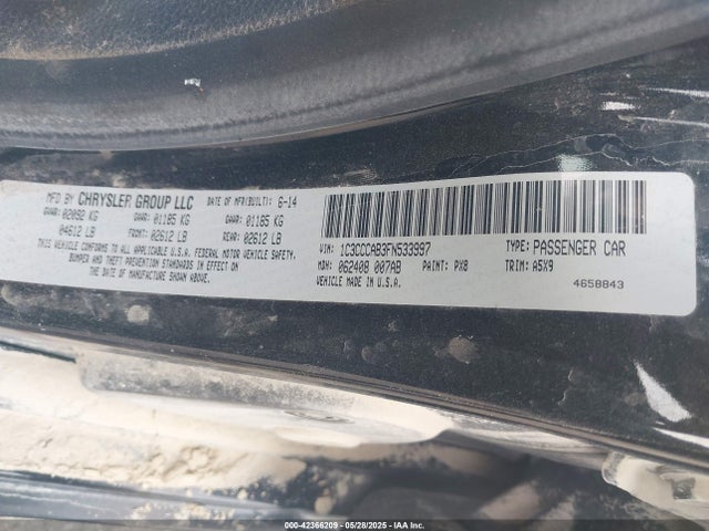 Chrysler 2015 2015 1C3CCCAB3FN533997 Image 9