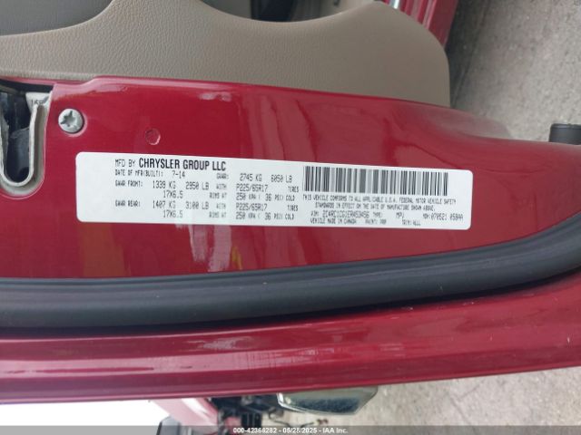 2014 CHRYSLER TOWN & COUNTRY 2C4RC1CG1ER453456 Photo 8