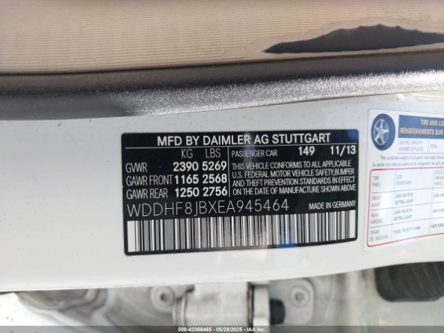 WDDHF8JBXEA945464 Mercedes-Benz E 350 4matic