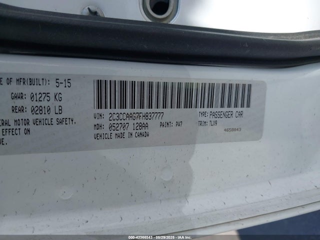 2C3CCAAG7FH837777 Chrysler 300