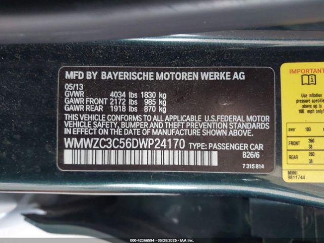 2013 MINI COUNTRYMAN WMWZC3C56DWP24170 Photo 8