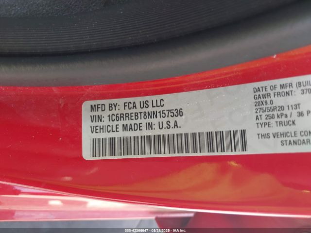 2022 RAM 1500 1C6RREBT8NN157536 Photo 8