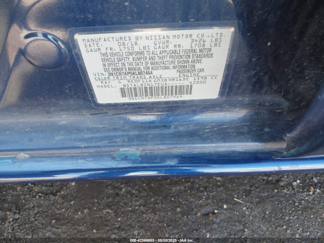 Nissan Versa 2019 3N1CN7AP5KL807464 Image 9