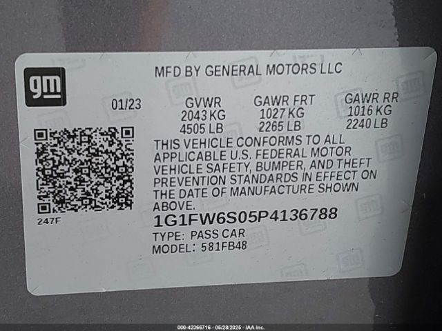2023 CHEVROLET BOLT EV 1G1FW6S05P4136788 Photo 8