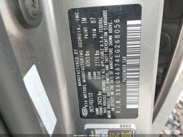 5XXGN4A74EG268056 KIA OPTIMA EX