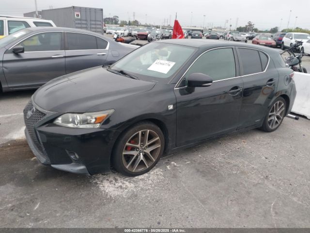 JTHKD5BH0F2236205 Lexus CT 200H
