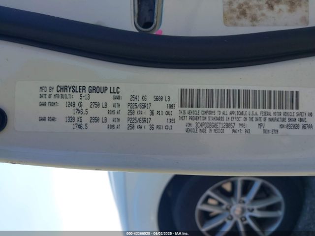 2014 DODGE JOURNEY 3C4PDDBG0ET128057 Photo 8