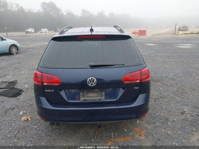 3VWCA7AU6FM515222 Volkswagen Golf Sportwagen Tdi S 4-door
