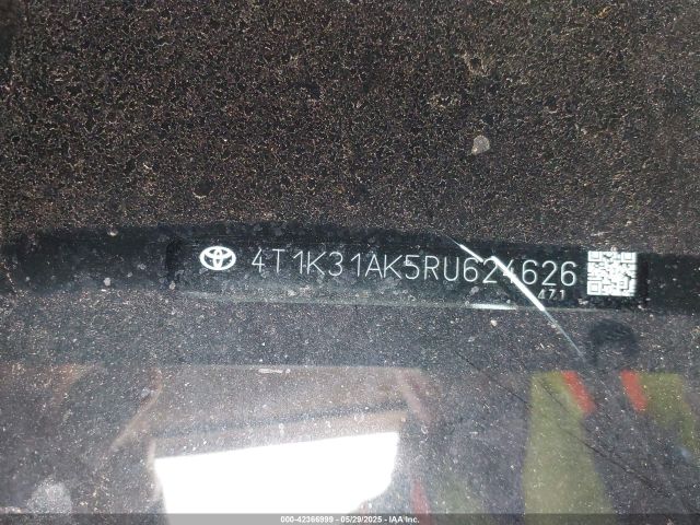 4T1K31AK5RU624626 Toyota Camry Hybrid Xse