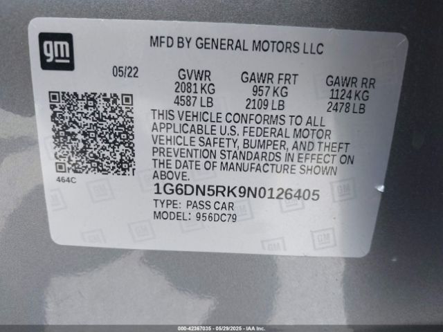 2022 CADILLAC CT5 1G6DN5RK9N0126405 Photo 8