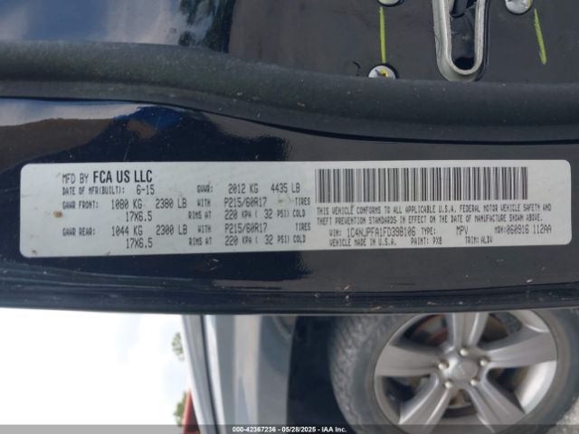 1C4NJPFA1FD398106 Jeep Patriot High Altitude Edition