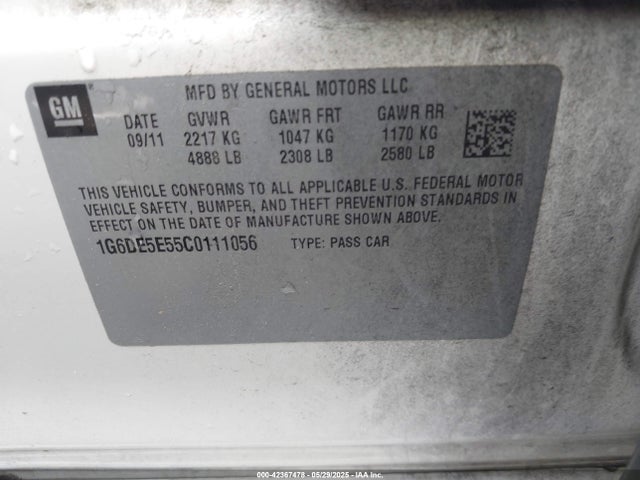 2012 CADILLAC CTS 1G6DE5E55C0111056 Photo 8