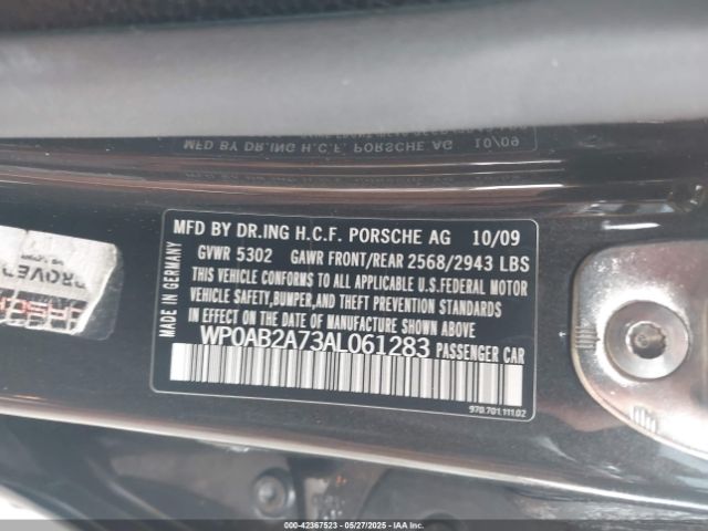 2010 PORSCHE PANAMERA WP0AB2A73AL061283 Photo 8