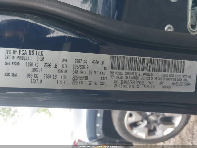2020 JEEP COMPASS 3C4NJDCB9LT233261 Photo 8