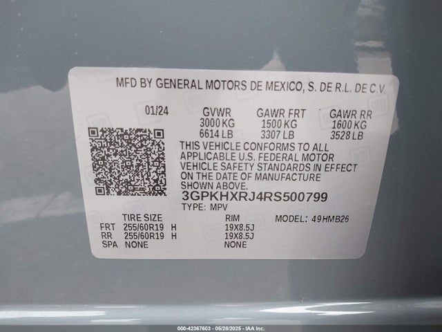 3GPKHXRJ4RS500799 Honda x0c+ec5