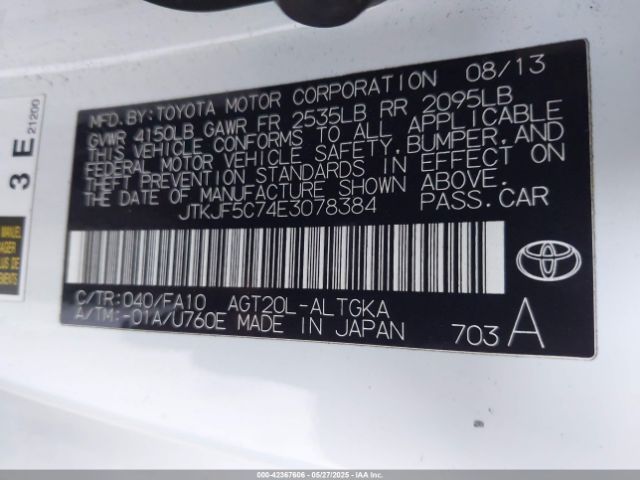 JTKJF5C74E3078384 Scion TC