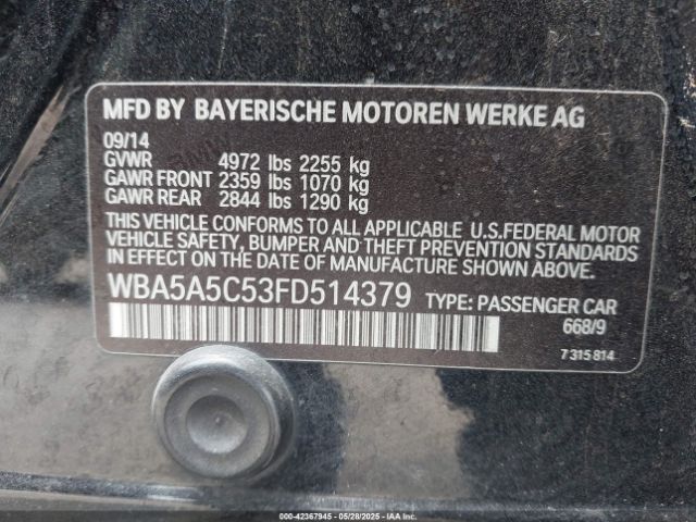 WBA5A5C53FD514379 BMW 528I