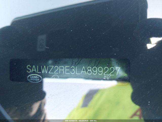 SALWZ2RE3LA899227 Land Rover aj133 s/c