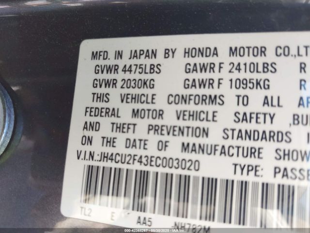 2014 ACURA TSX JH4CU2F43EC003020 Photo 8